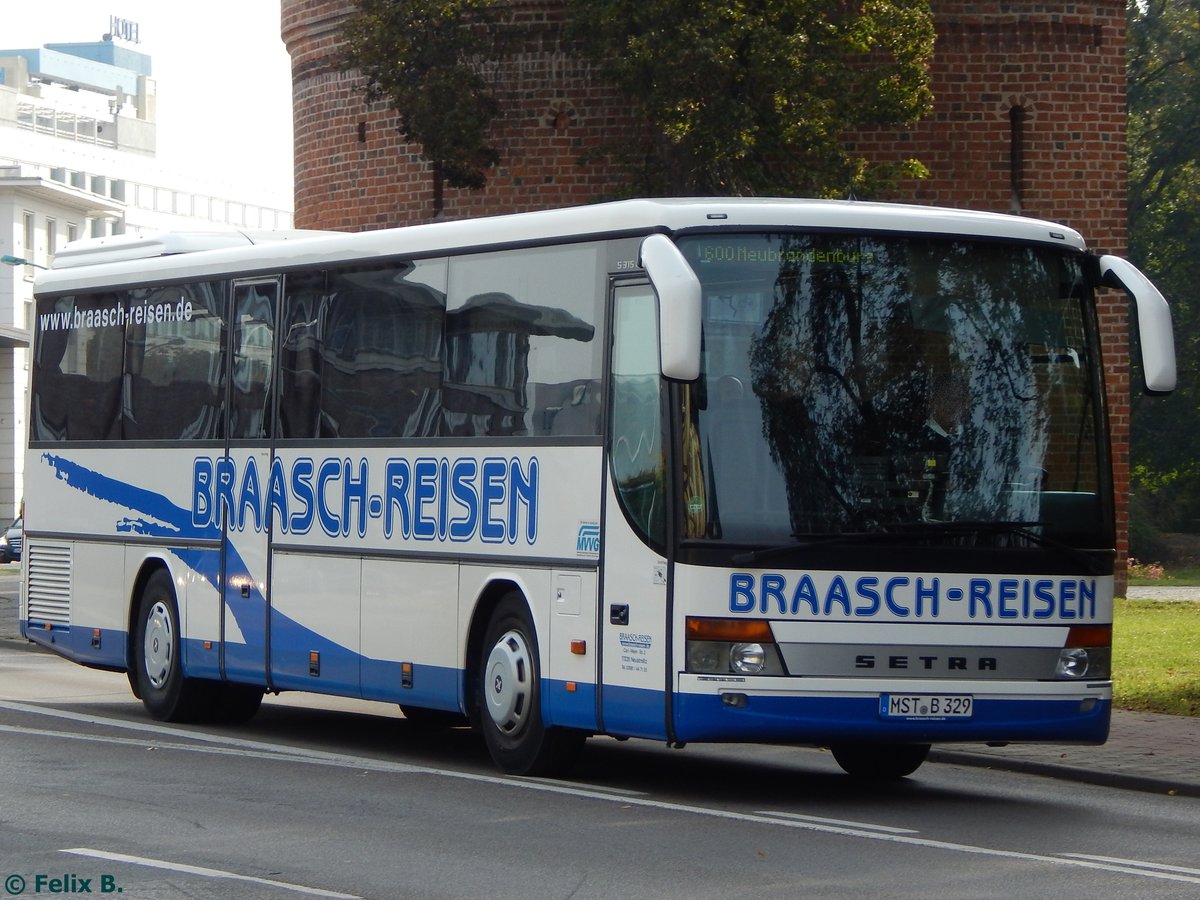 Setra 315 UL von Braasch Reisen aus Deutschland in Neubrandenburg.