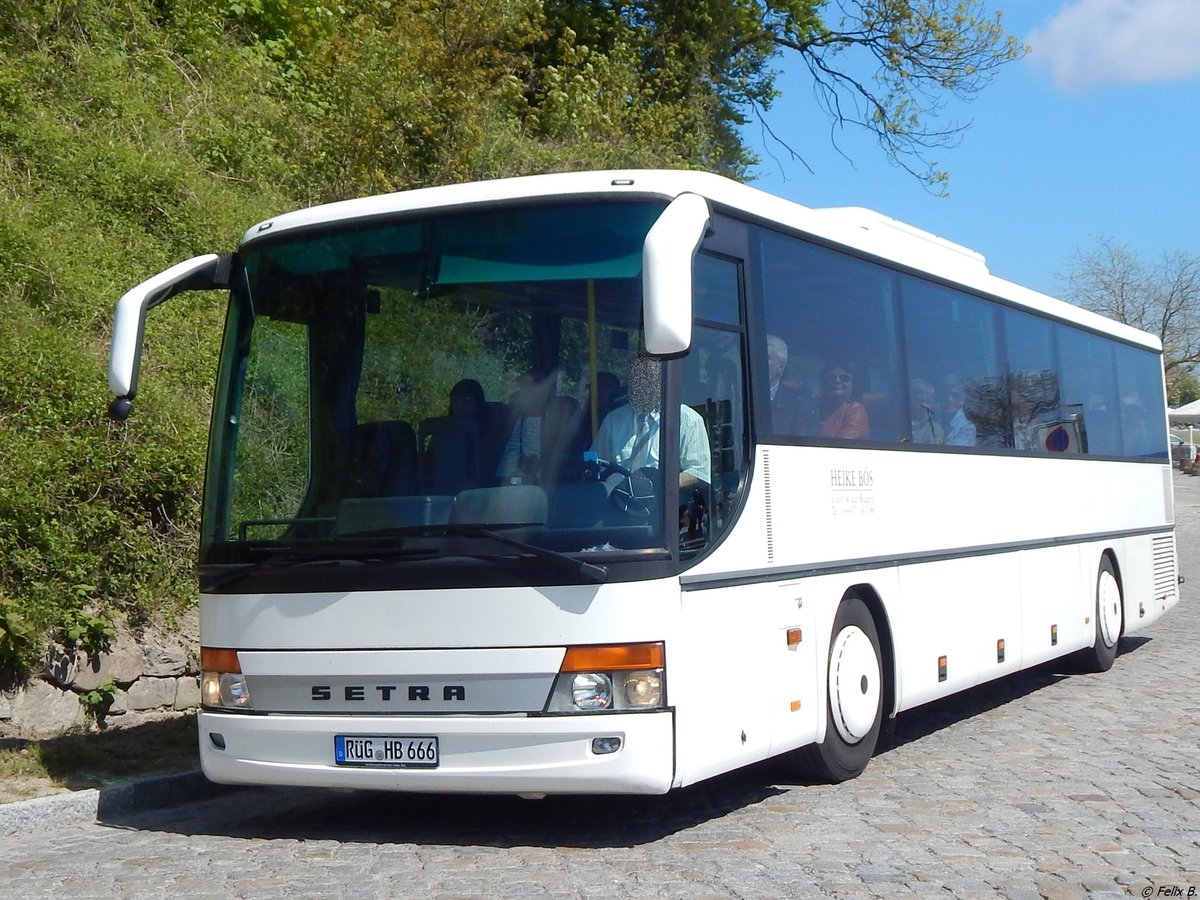 Setra 315 UL von Heike Bös aus Deutschland im Stadthafen Sassnitz.