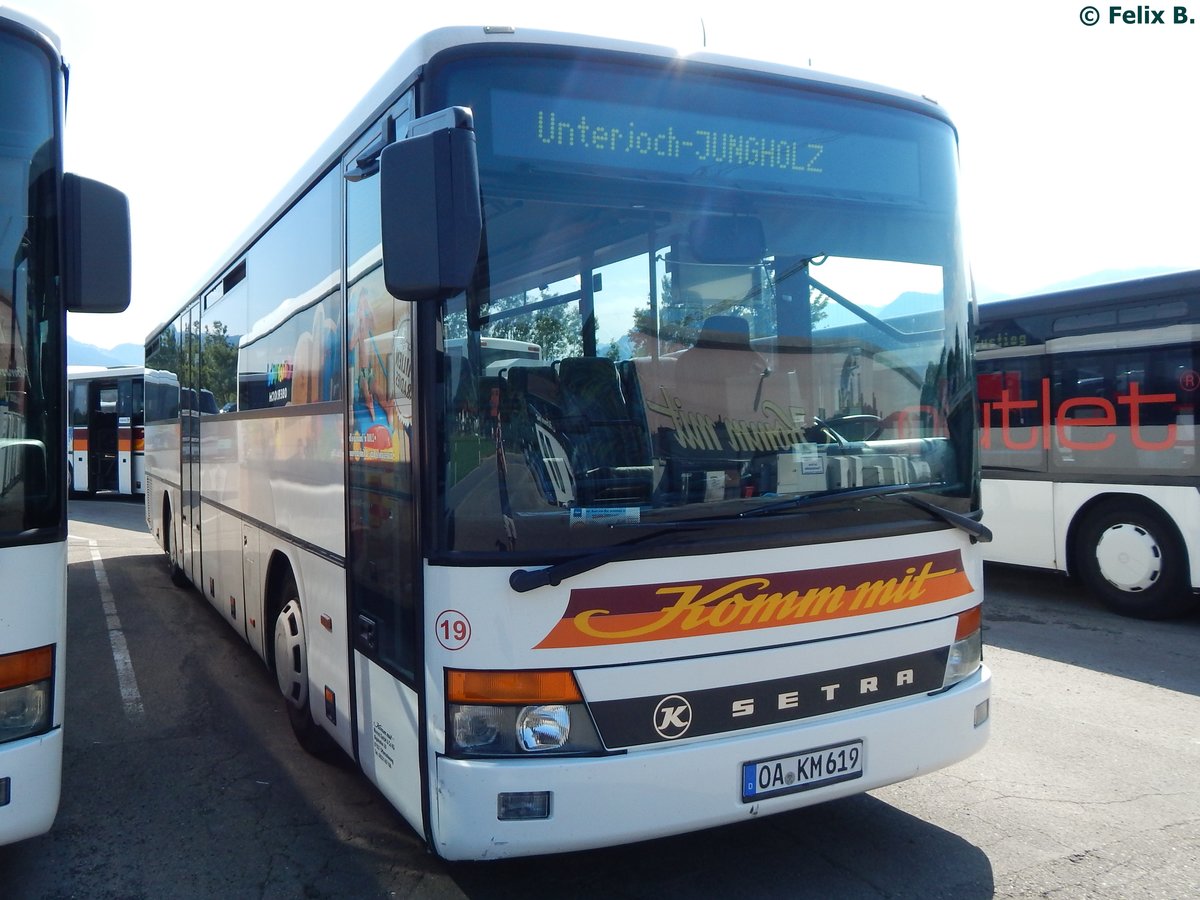 Setra 315 UL von Komm mit Reisen aus Deutschland in Ofterschwang.