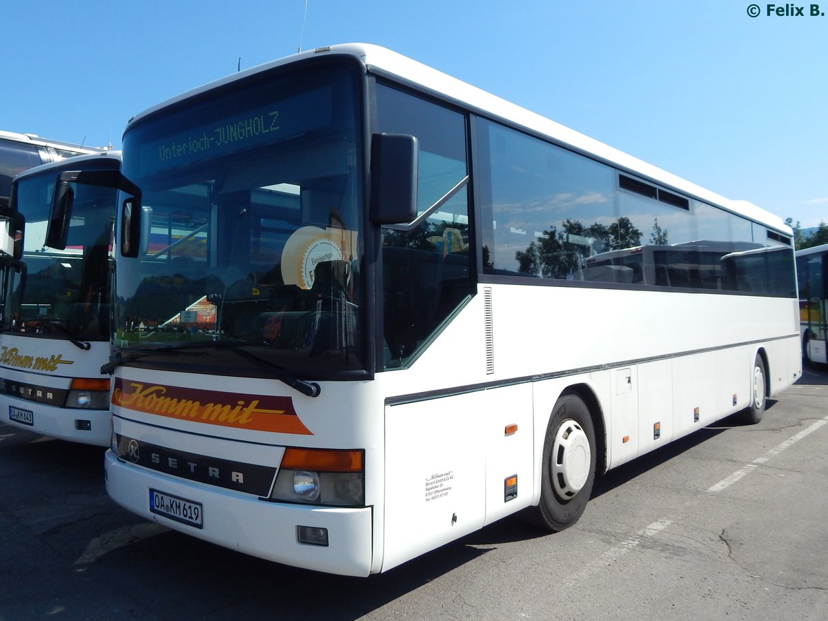 Setra 315 UL von Komm mit Reisen aus Deutschland in Ofterschwang.