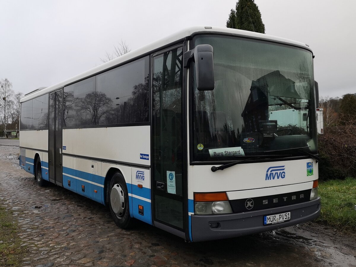 Setra 315 UL der MVVG in Burg Stargard.