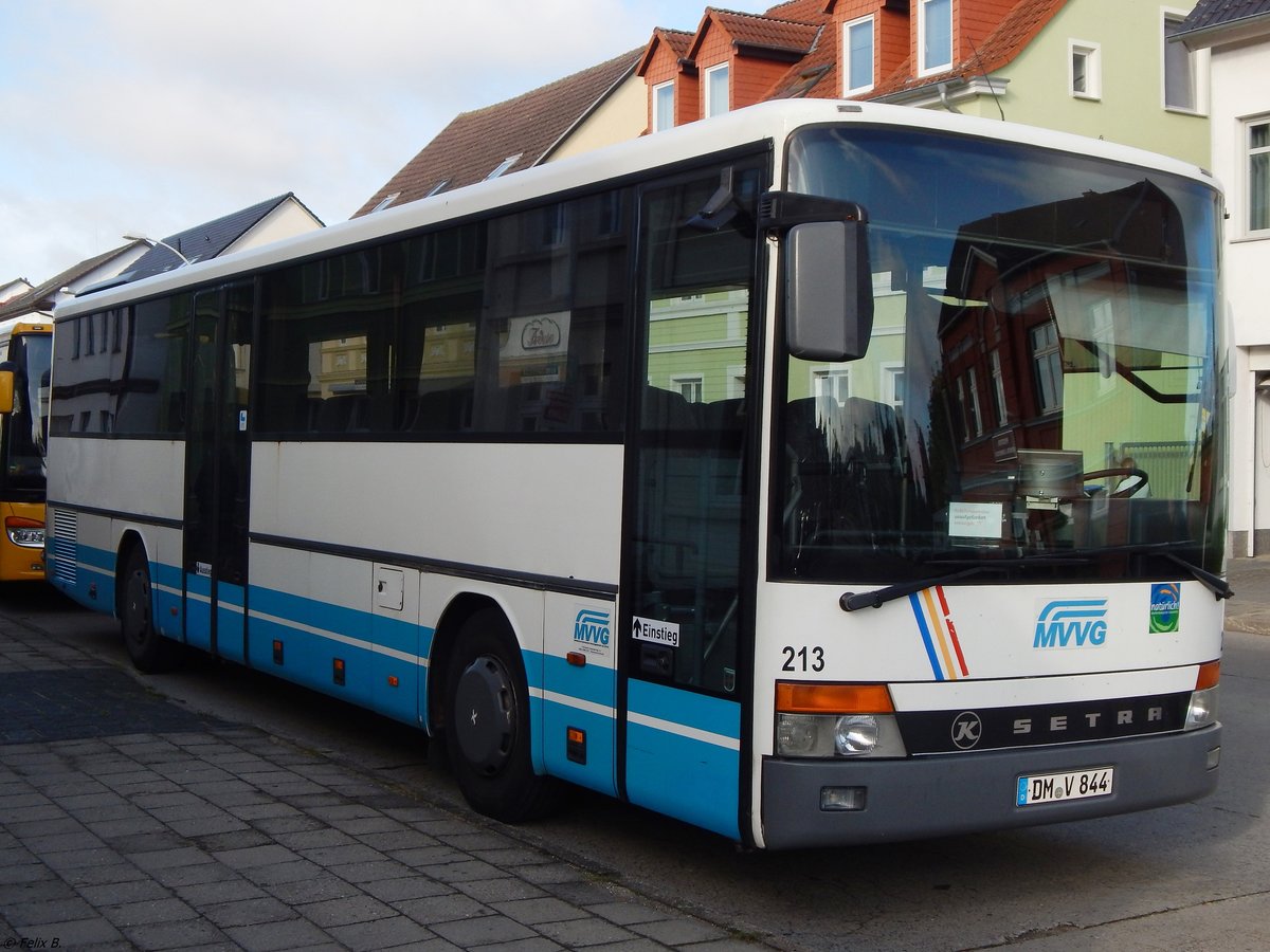 Setra 315 UL der MVVG in Neubrandenburg.