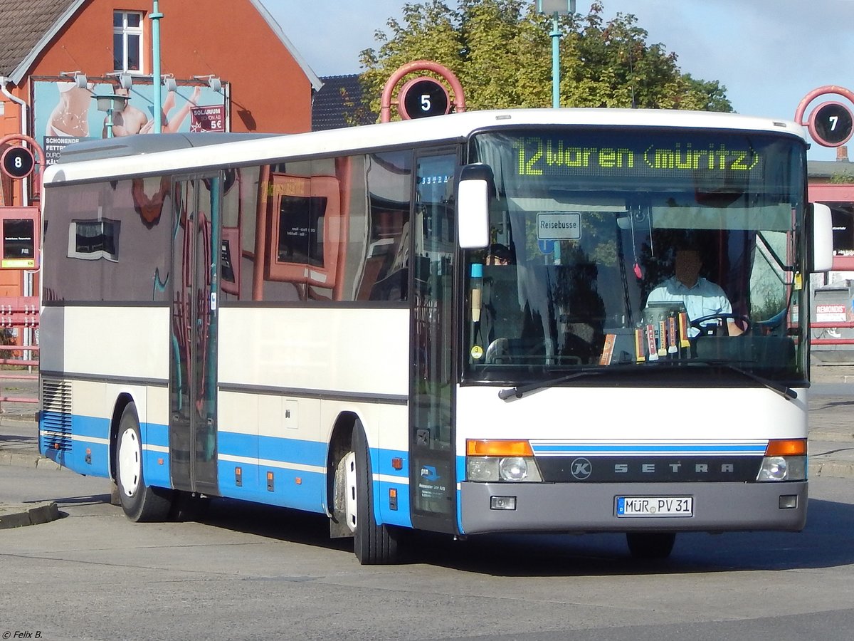 Setra 315 UL der MVVG in Neubrandenburg.