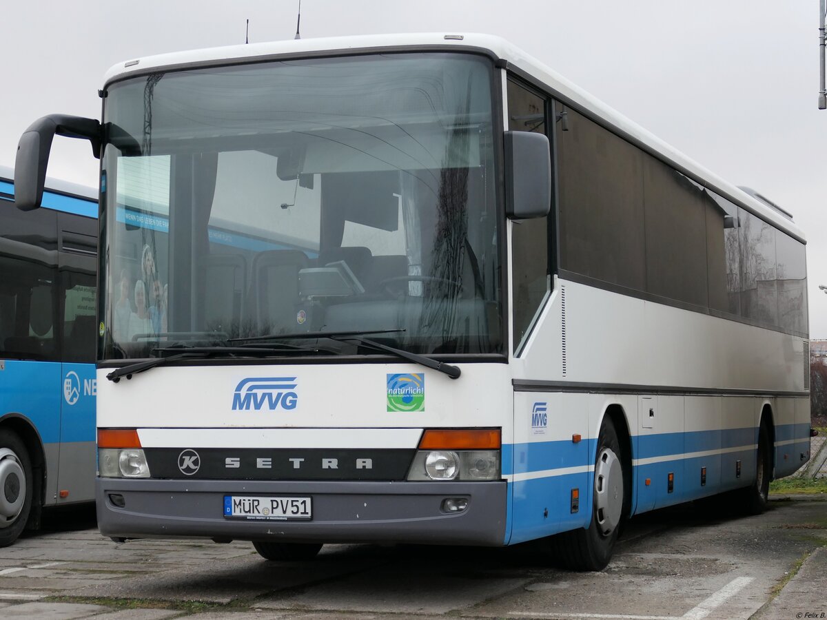 Setra 315 UL der MVVG in Neubrandenburg.