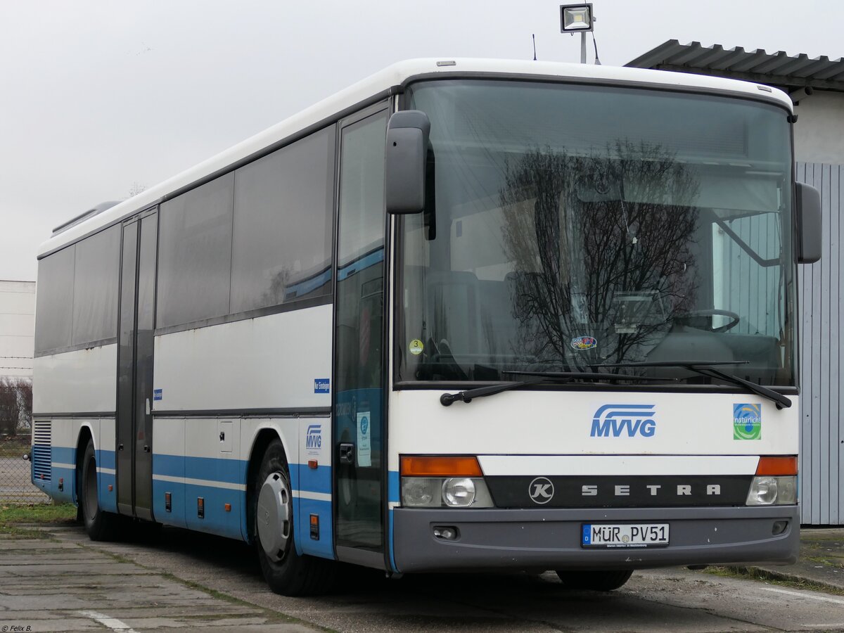 Setra 315 UL der MVVG in Neubrandenburg.