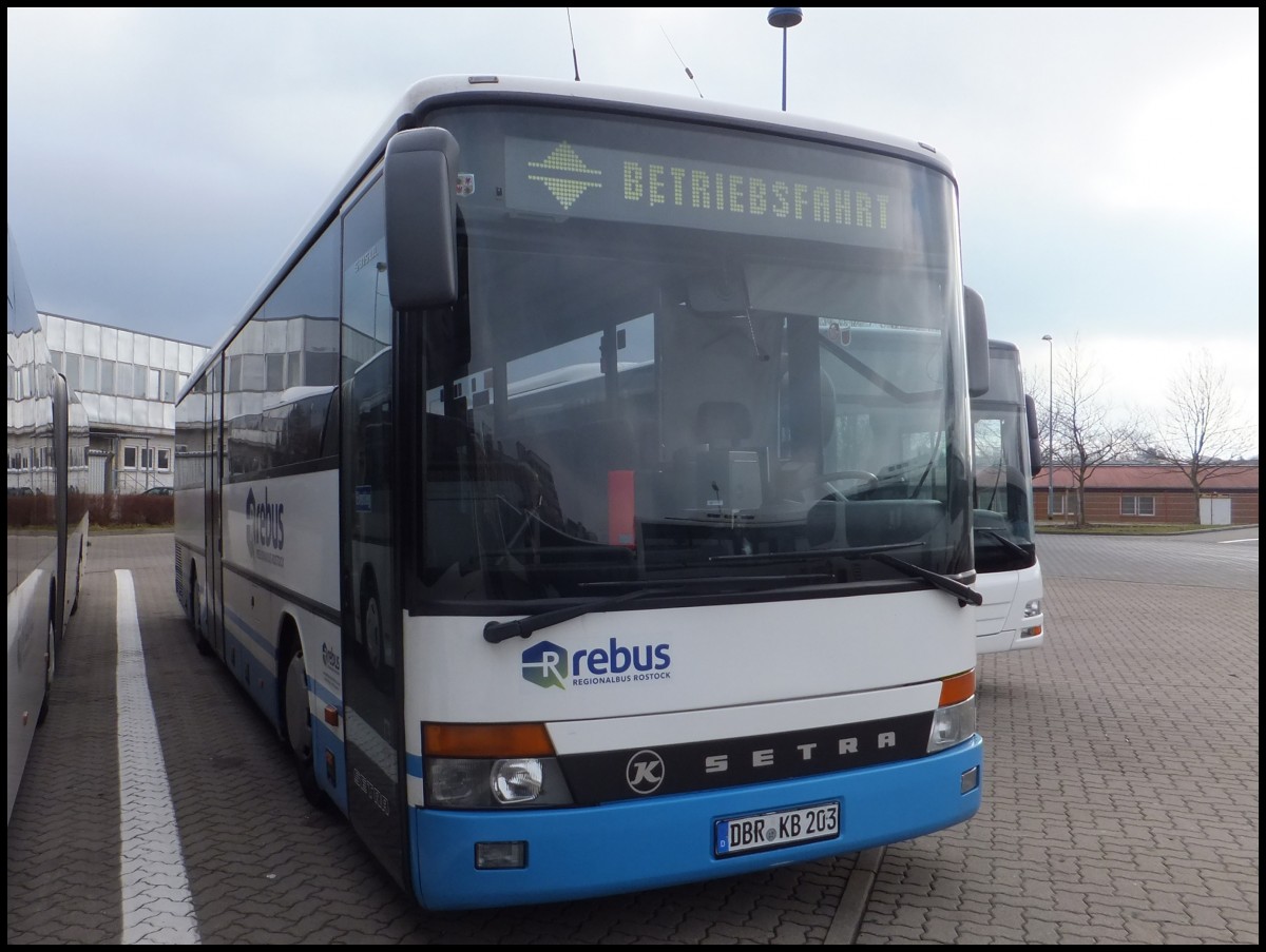 Setra 315 UL von Regionalbus Rostock in Rostock.