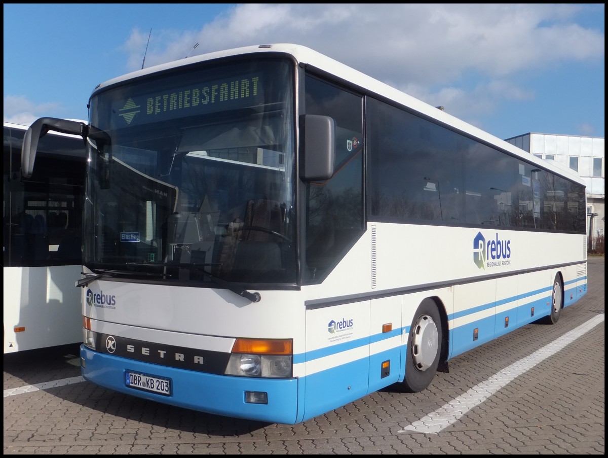 Setra 315 UL von Regionalbus Rostock in Rostock.