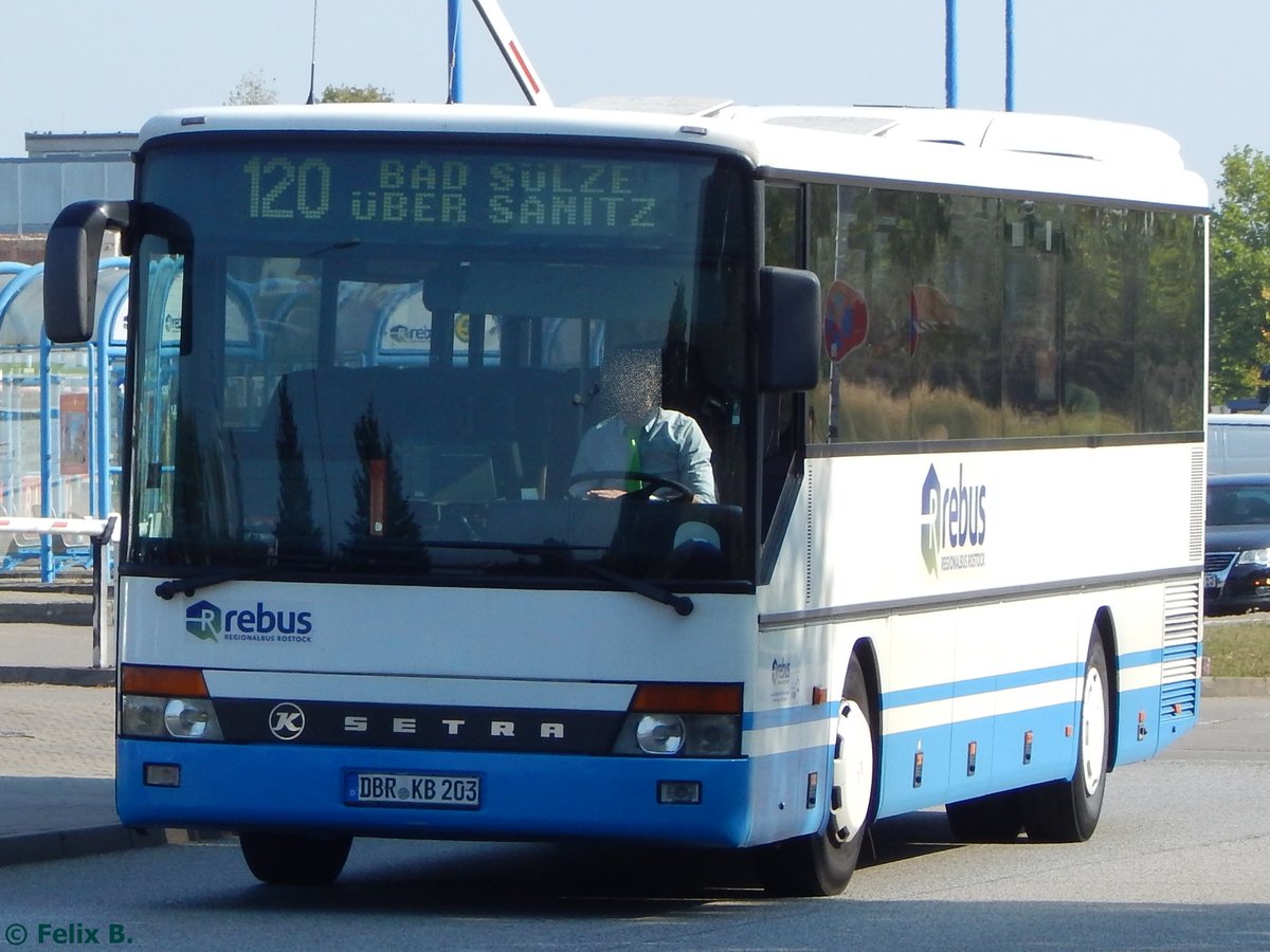 Setra 315 UL von Regionalbus Rostock in Rostock.