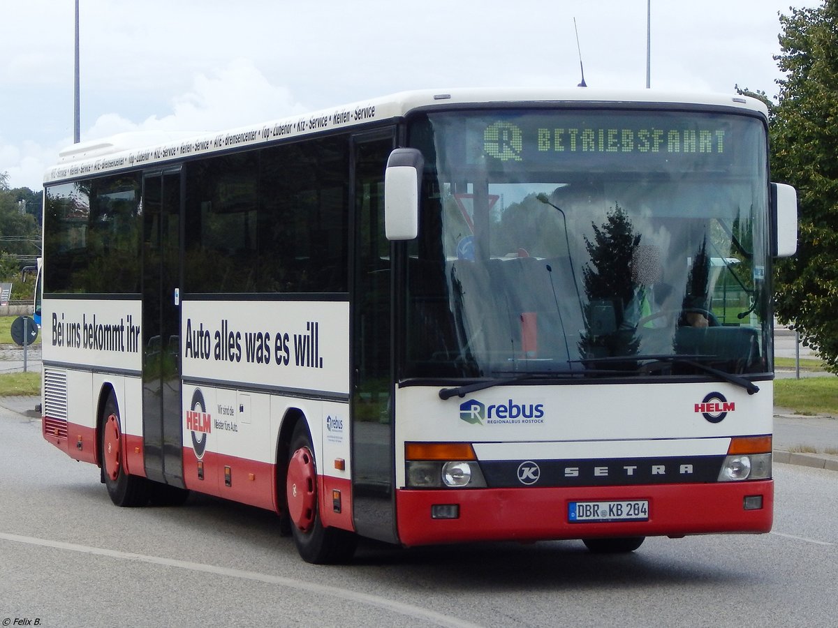 Setra 315 UL von Regionalbus Rostock in Rostock.