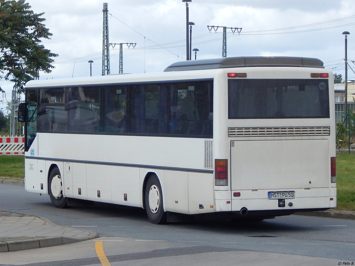 Setra 315 UL von Verkehrsunternehmen Unger aus Deutschland in Neubrandenburg.