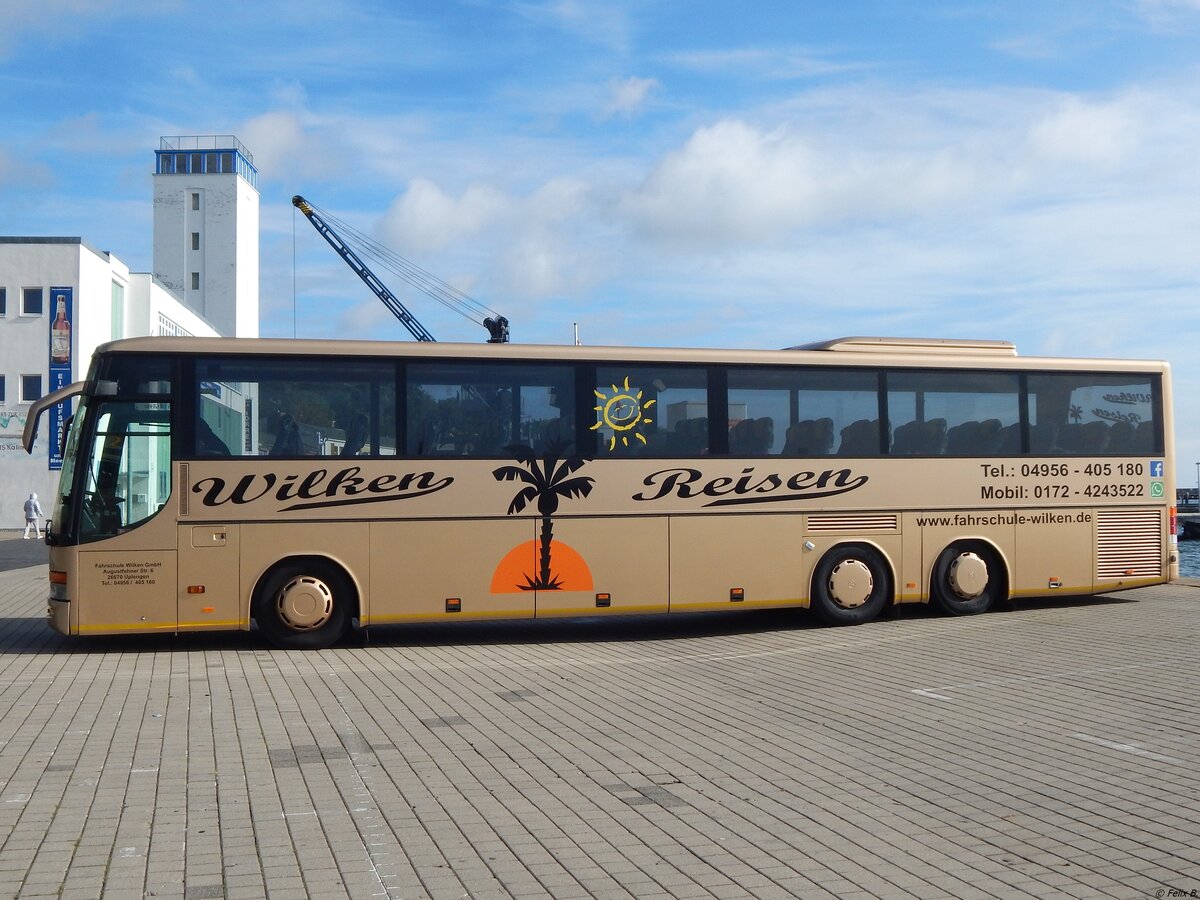 Setra 317 GT-HD von Fahrschule Wilken aus Deutschland im Stadthafen Sassnitz. 