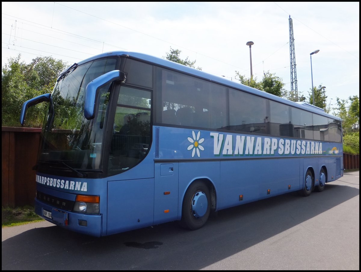 Setra 317 GT-HD von Vannarpsbussarna aus Schweden in Bergen.