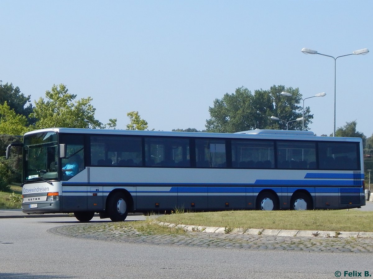 Setra 317 UL von Ostseewindreisen aus Deutschland in Rostock. 