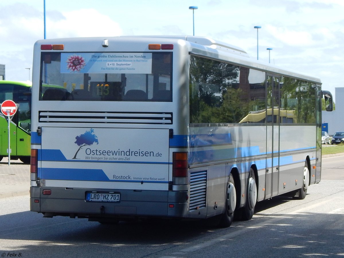 Setra 317 UL von Ostseewindreisen aus Deutschland in Rostock.