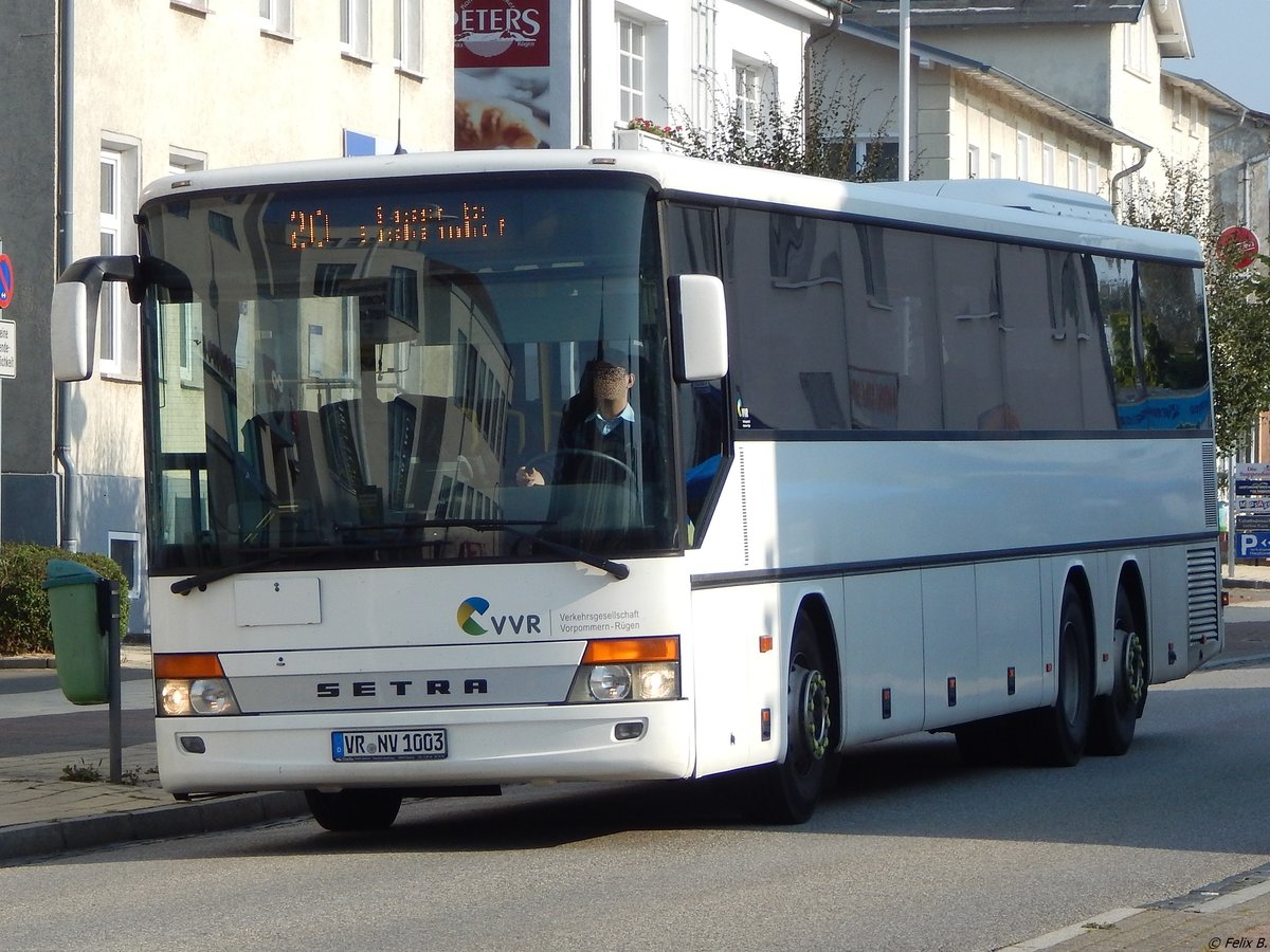 Setra 317 UL der VVR in Sassnitz.