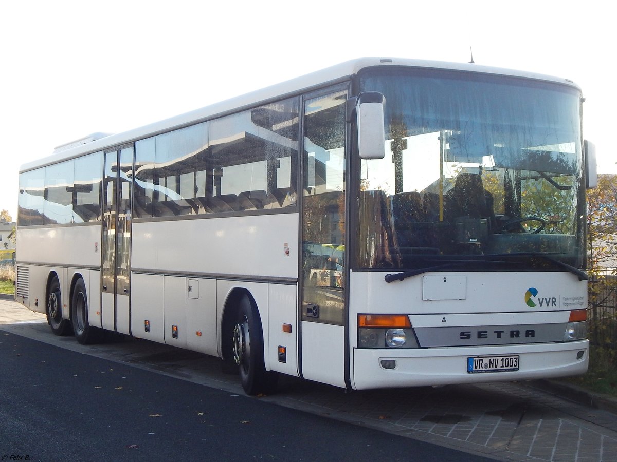 Setra 317 UL der VVR in Sassnitz. 