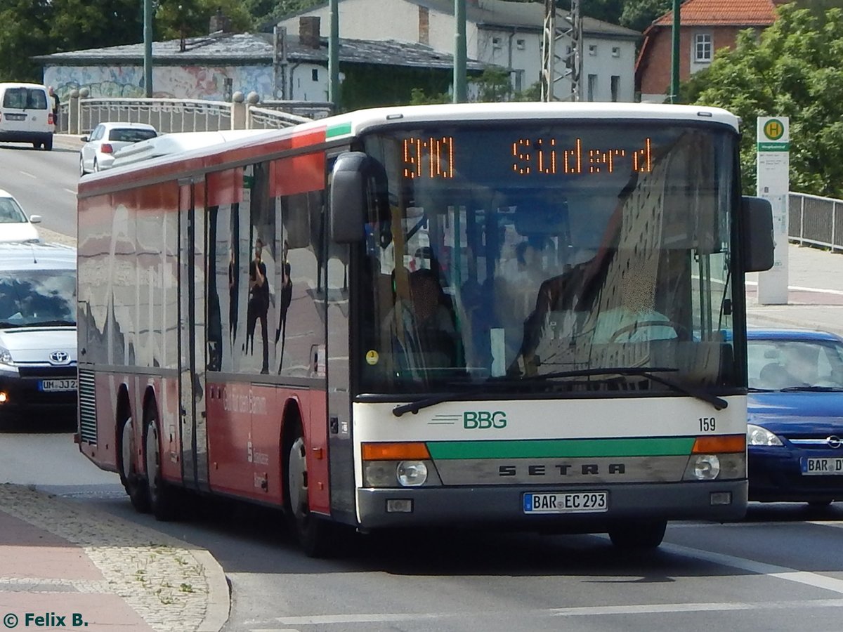 Setra 319 NF der Barnimer Busgesellschaft in Eberswalde.