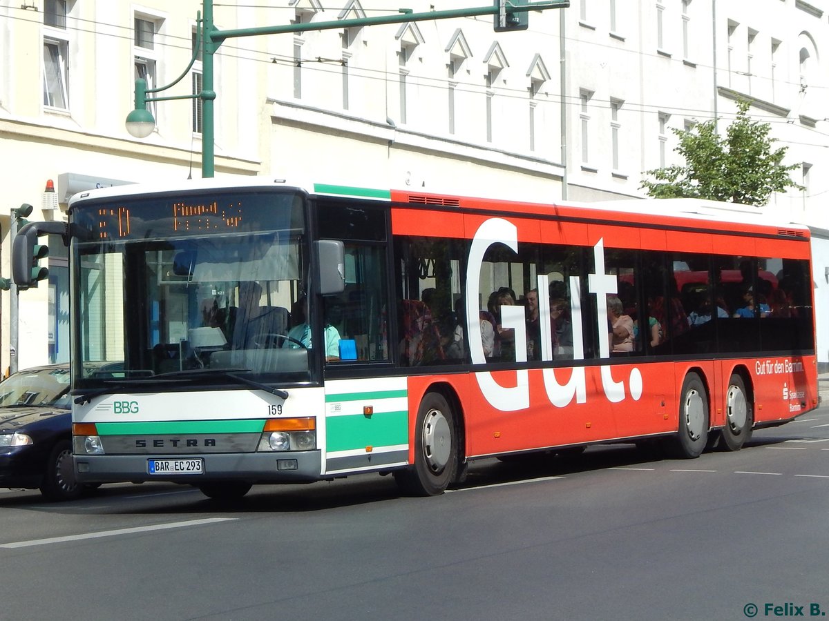 Setra 319 NF der Barnimer Busgesellschaft in Eberswalde.