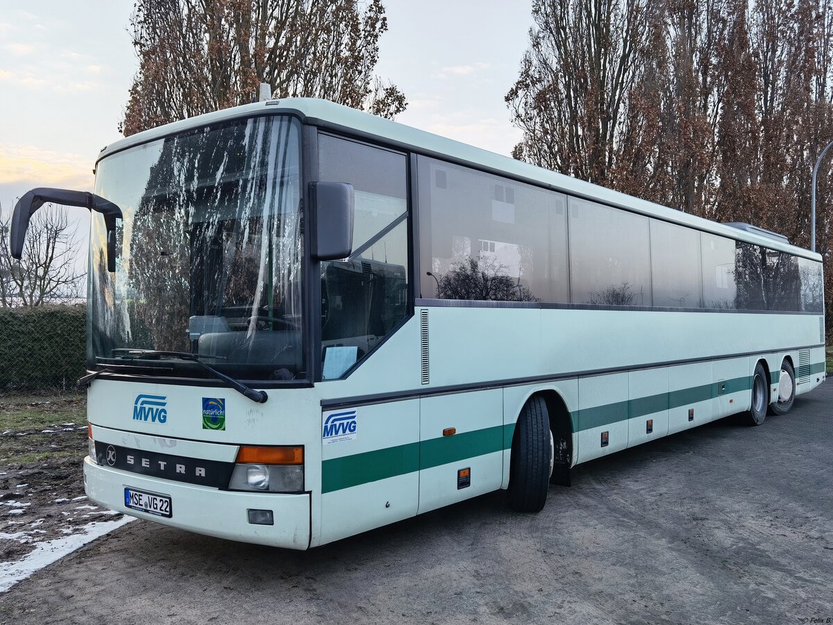 Setra 319 UL der MVVG (ex Nahverkehr GmbH Elbe-Elster/EE-N 231) in Friedland.