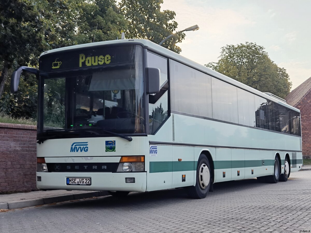 Setra 319 UL der MVVG in Strasburg.