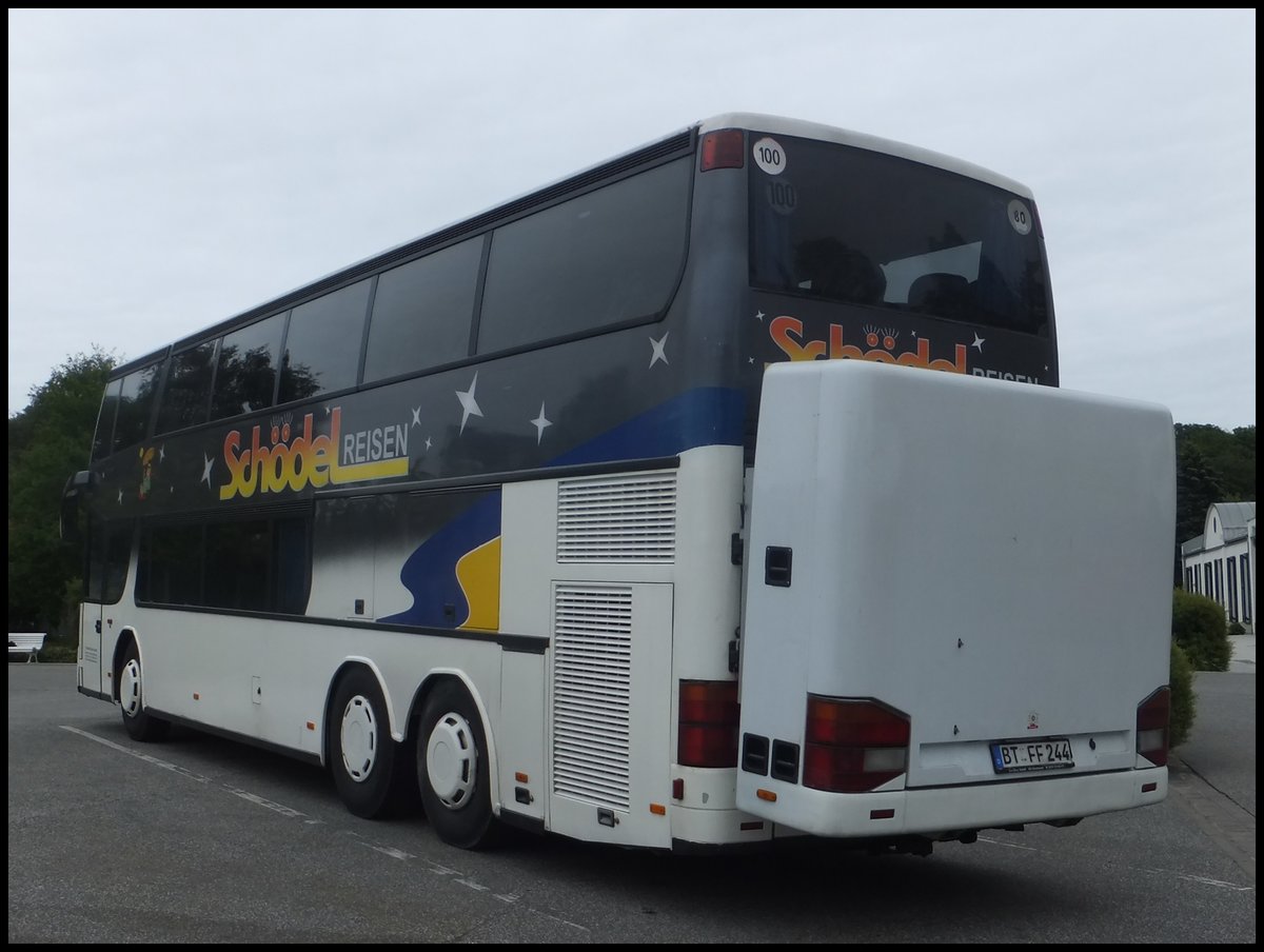 Setra 328 DT von Schödel-Reisen (ex Eurobus ch) aus Deutschland in Sellin.