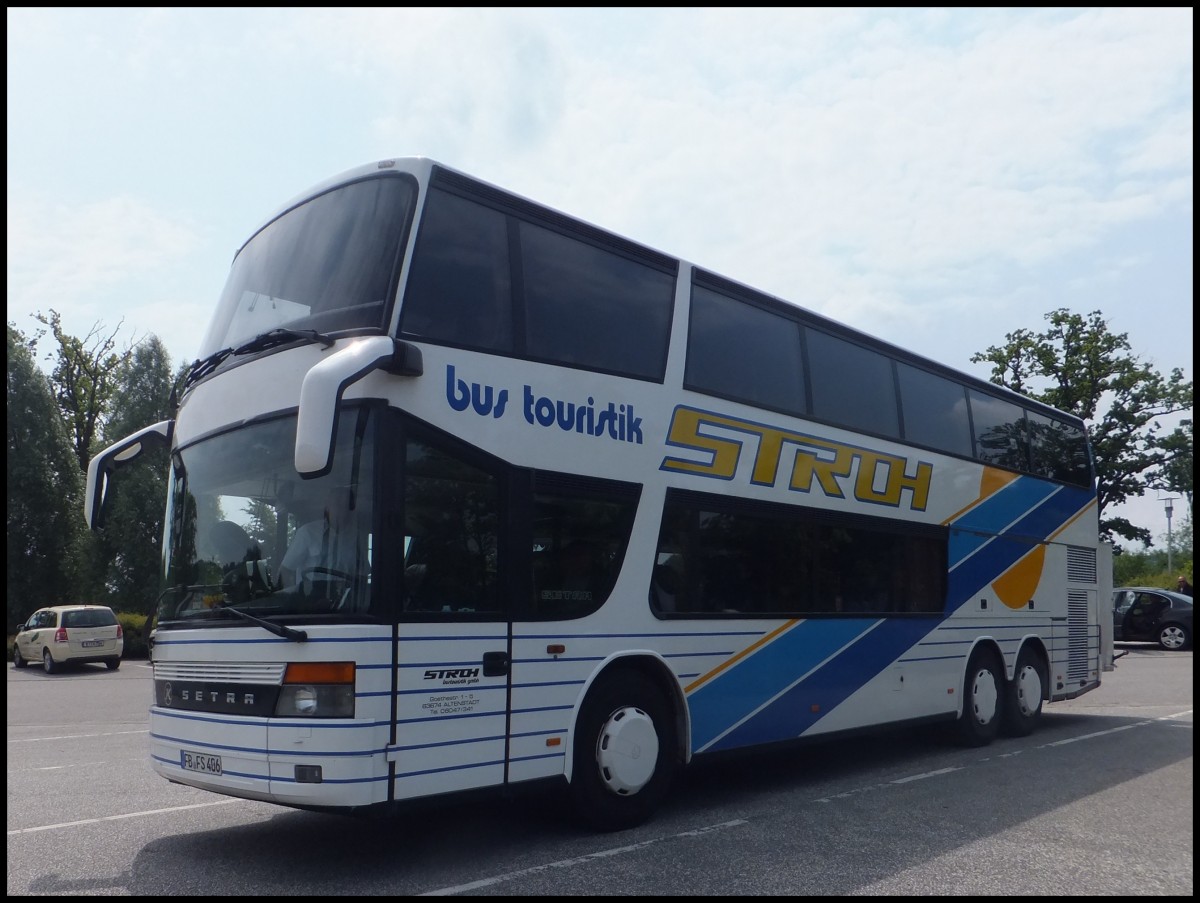 Setra 328 DT von Stroh aus Deutschland in Sellin.