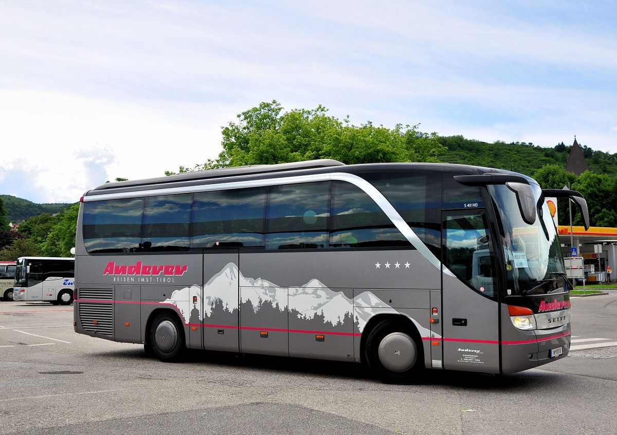 SETRA 411 HD von Busreisen ANDERER / sterreich am 22.5.2013 in Krems an der Donau.