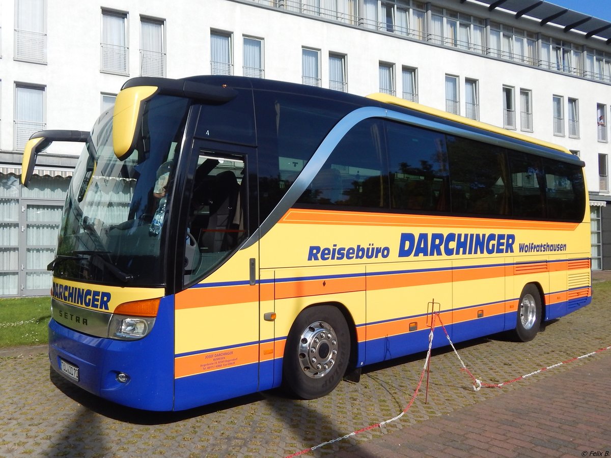 Setra 411 HD von Darchinger aus Deutschland in Bergen.