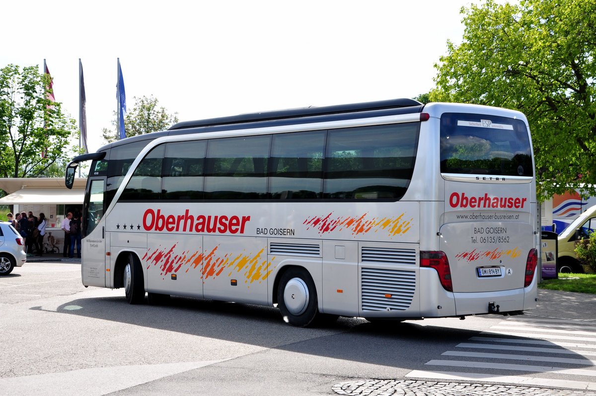 Setra 411 HD von Oberhauser Reisen aus sterreich in Krems gesehen.