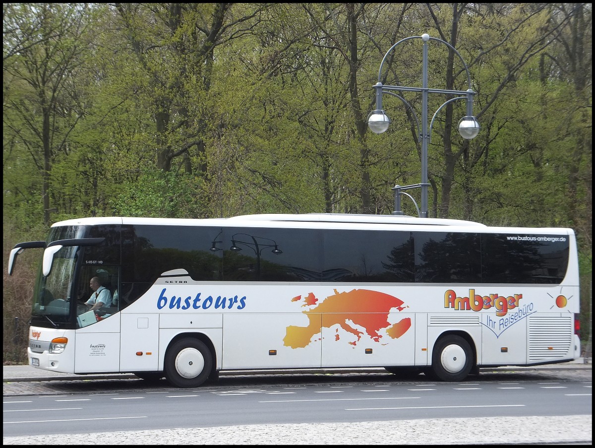 Setra 415 GT-HD von Amberger aus Deutschland in Berlin.