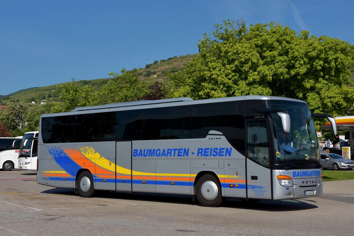 Setra 415 GT-HD von BAUMGARTEN Reisen aus der BRD in Krems.