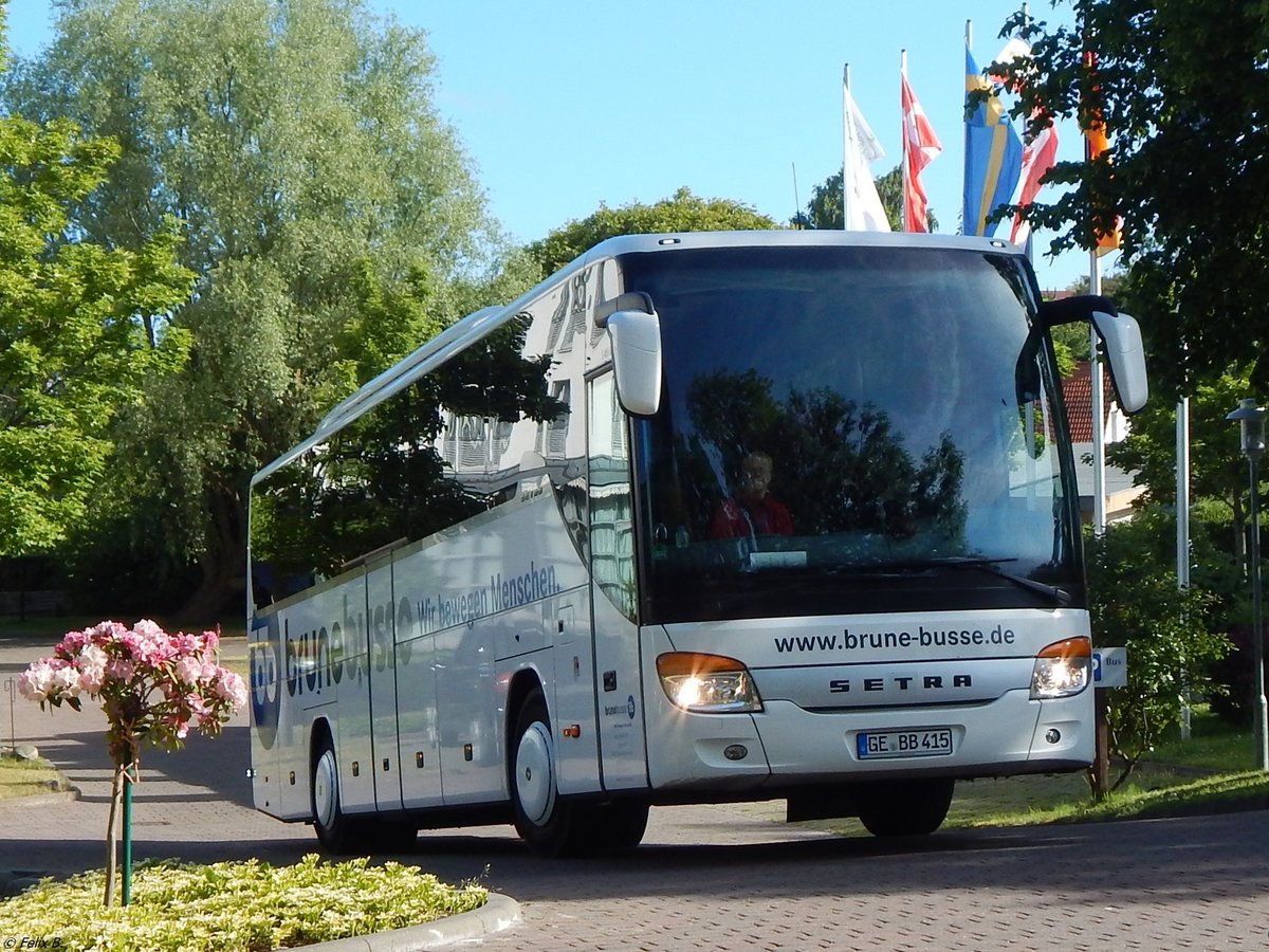 Setra 415 GT-HD von Brune Busse aus Deutschland in Bergen.