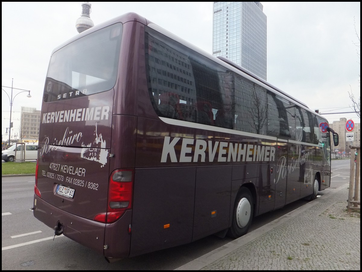 Setra 415 GT-HD von Kervenheimer aus Deutschland in Berlin.