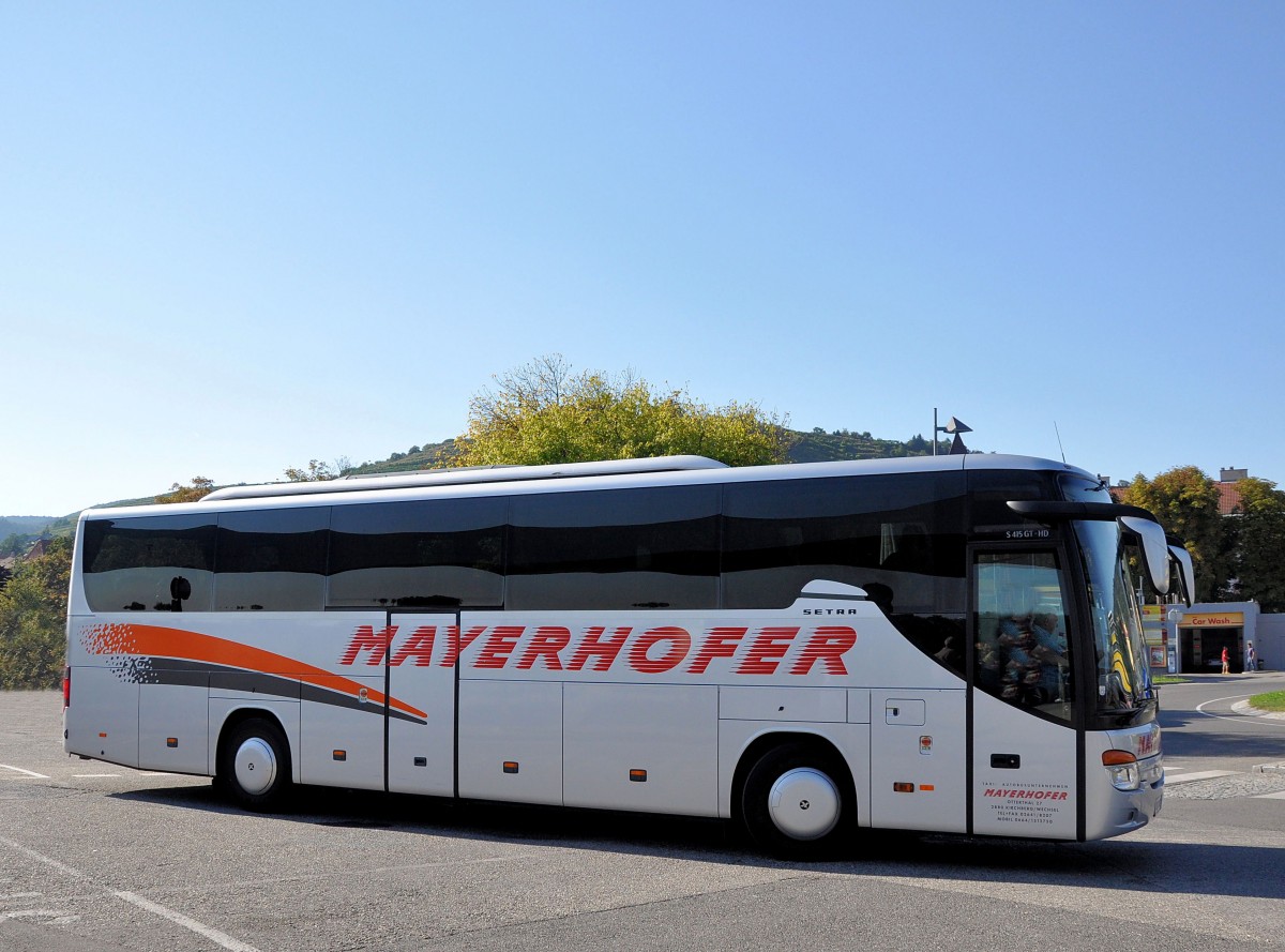 SETRA 415 GT-HD von MEYERHOFER Reisen / sterreich im September 2013 in Krems.