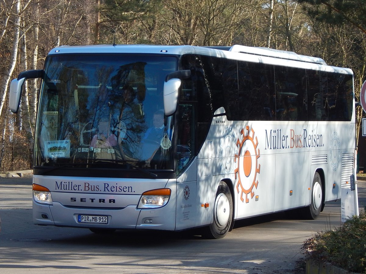 Setra 415 GT-HD von Müller Busreisen aus Deutschland in Binz. 