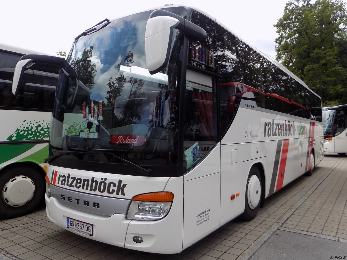 Setra 415 GT-HD von Ratzenböck aus Deutschland in Tegernsee.