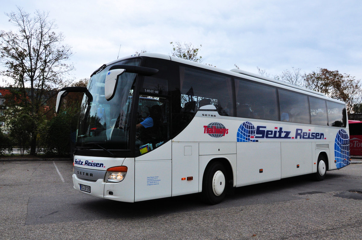 Setra 415 GT- HD von Seitz Reisen aus der BRD in Krems.