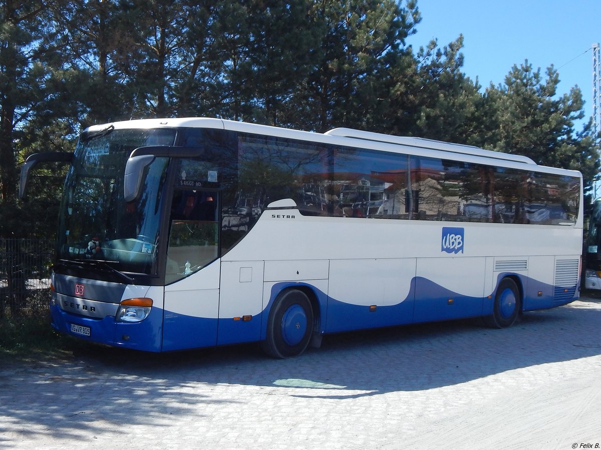 Setra 415 GT-HD von der Usedomer Bäderbahn in Binz.