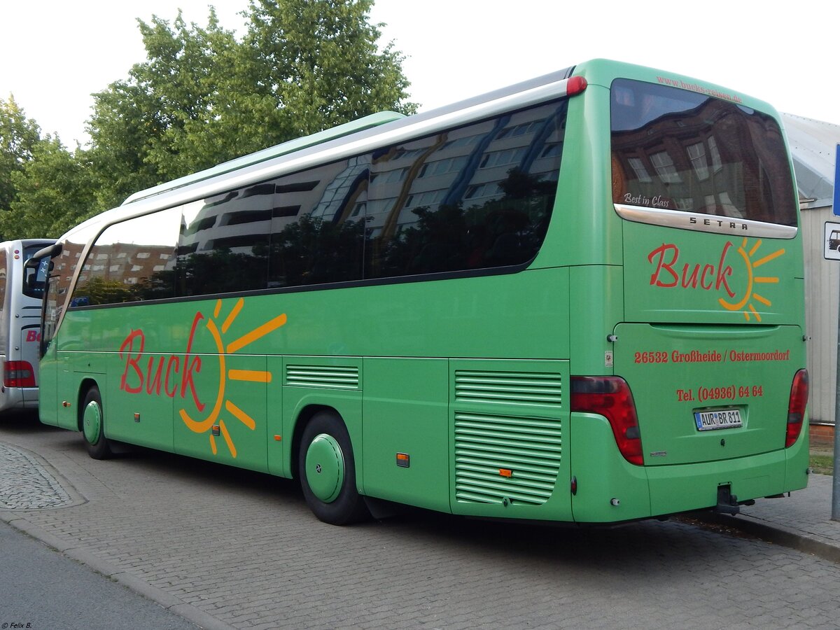 Setra 415 HD von Buck's Reisen aus Deutschland in Neubrandenburg. 