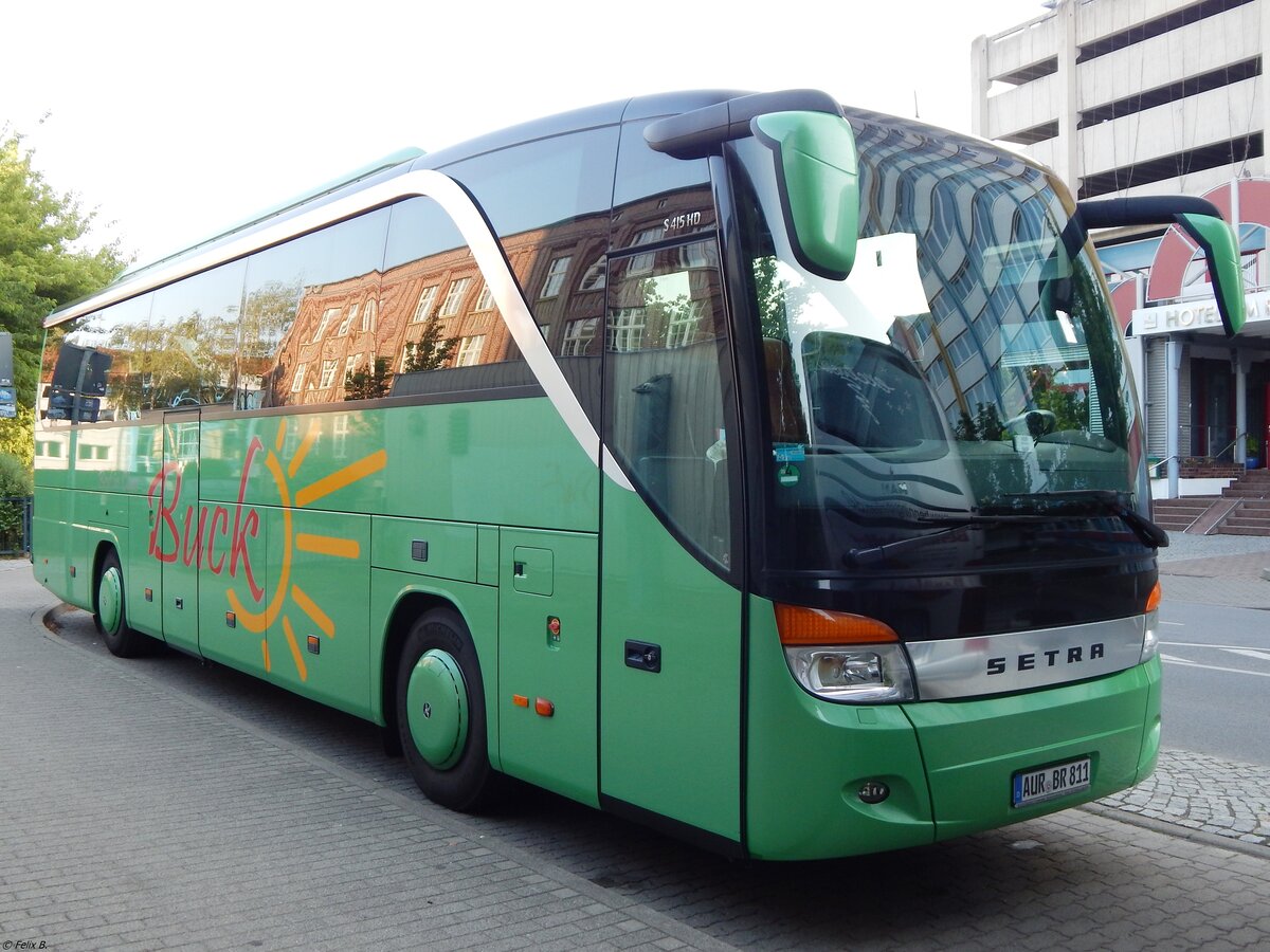 Setra 415 HD von Buck's Reisen aus Deutschland in Neubrandenburg. 