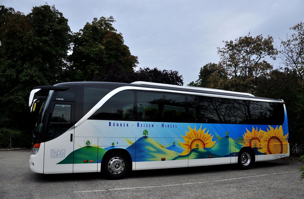 Setra 415 HD von Bhrer Reisen aus der Schweiz im Herbst 2013 in Krems.