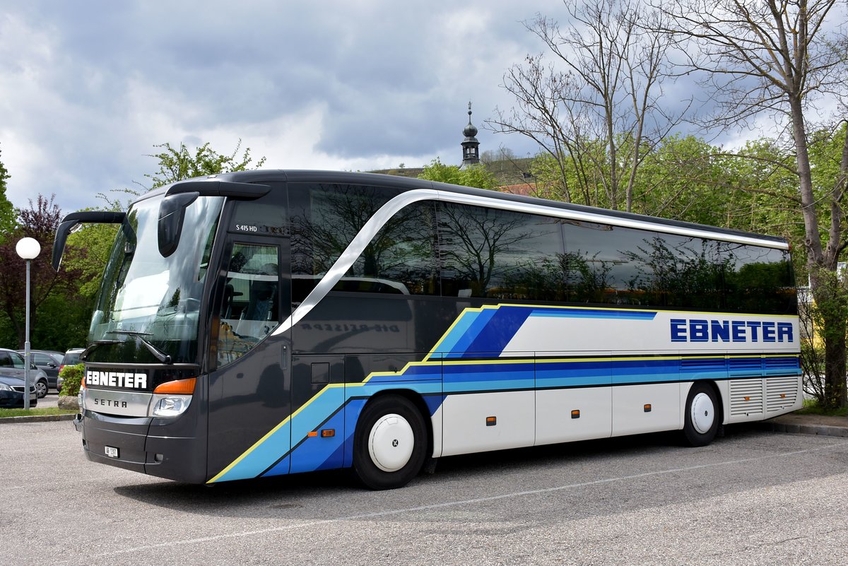 Setra 415 HD von EBNETER Reisen aus der CH in Krems.