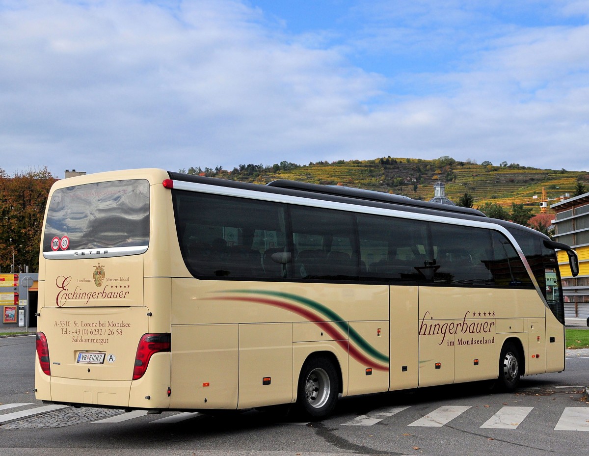 Setra 415 HD von Eichingerbauer / sterreich im Herbst 2013 in Krems.