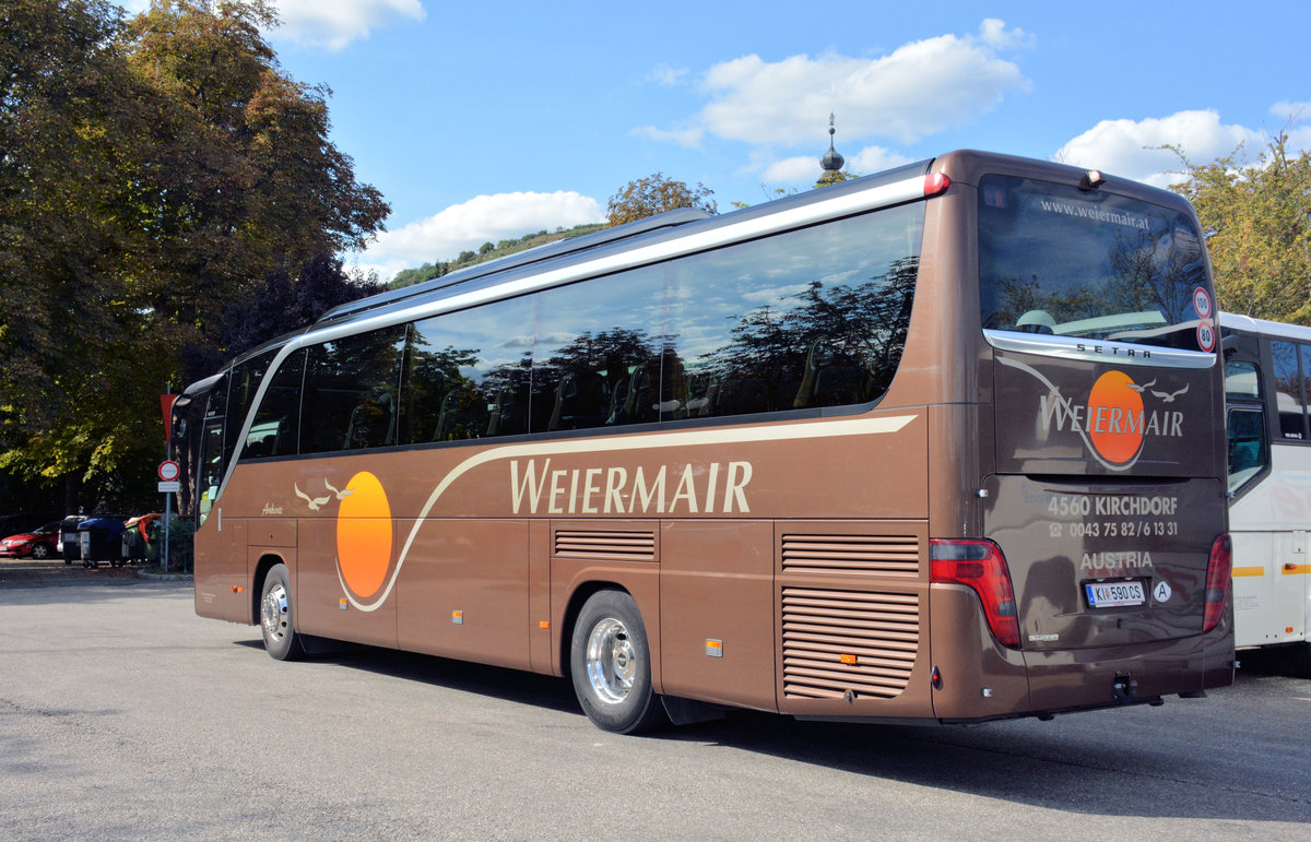 Setra 415 HD von Weiermair aus sterreich in Krems gesehen.