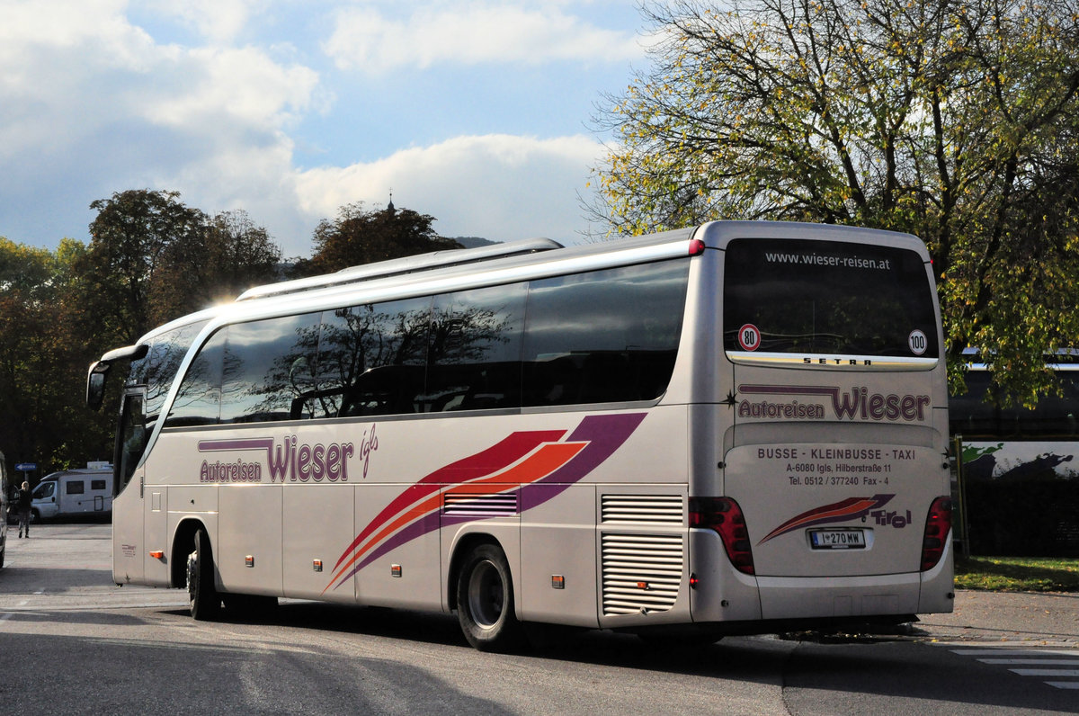 Setra 415 HD von Wieser Reisen aus sterreich in Krems gesehen.