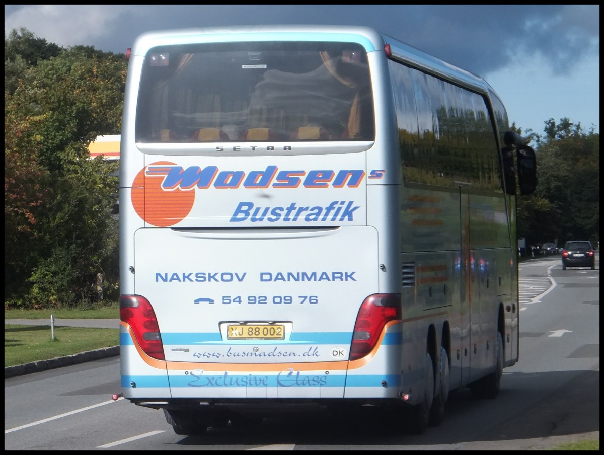 Setra 415 HDH von Madsen aus Dnemark in Sassnitz.