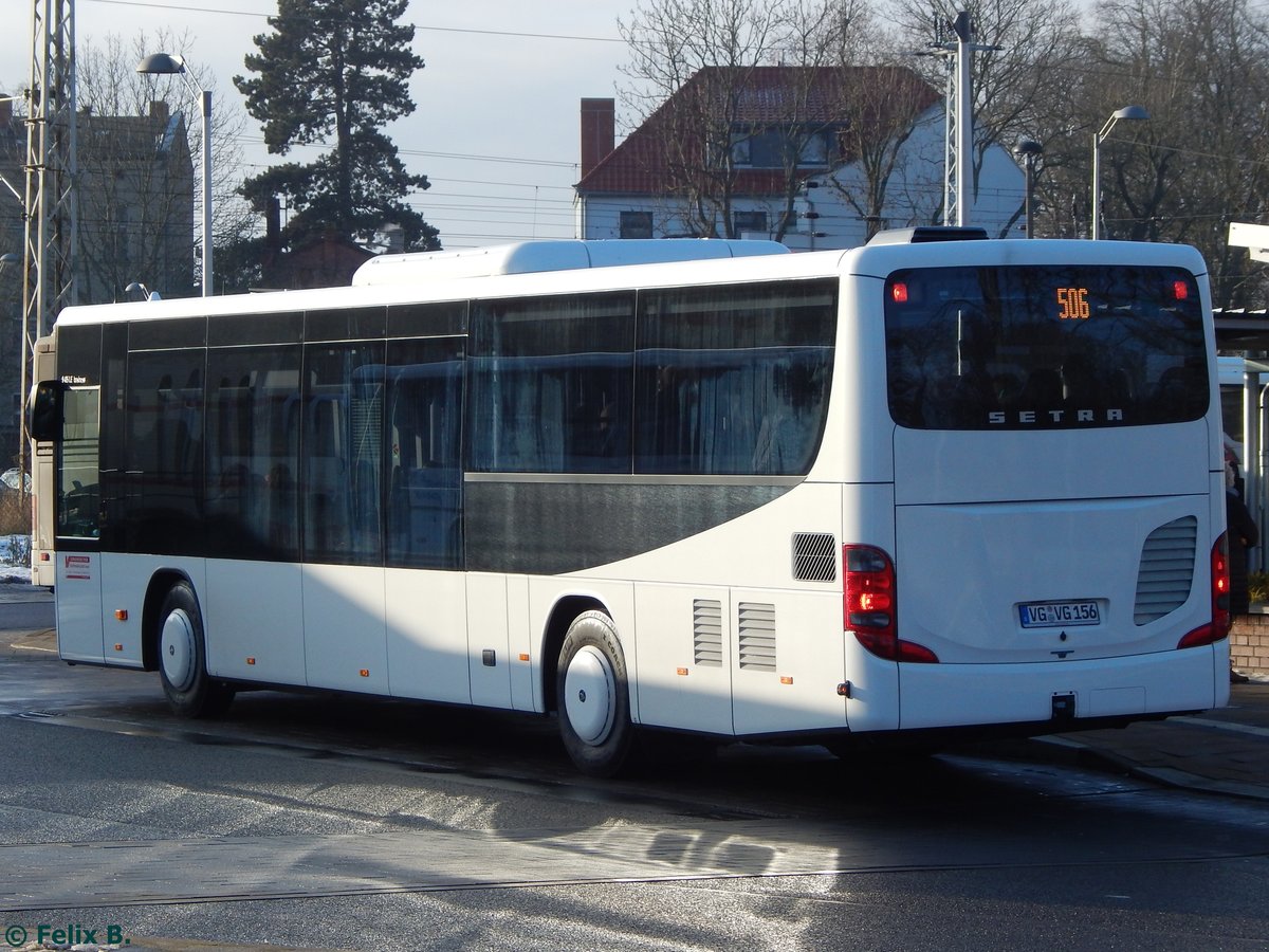 Setra 415 LE Business des Verkehrsbetrieb Greifswald-Land GmbH in Greifswald.