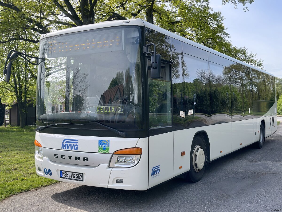 Setra 415 LE Business der MVVG in Alt Schwerin.