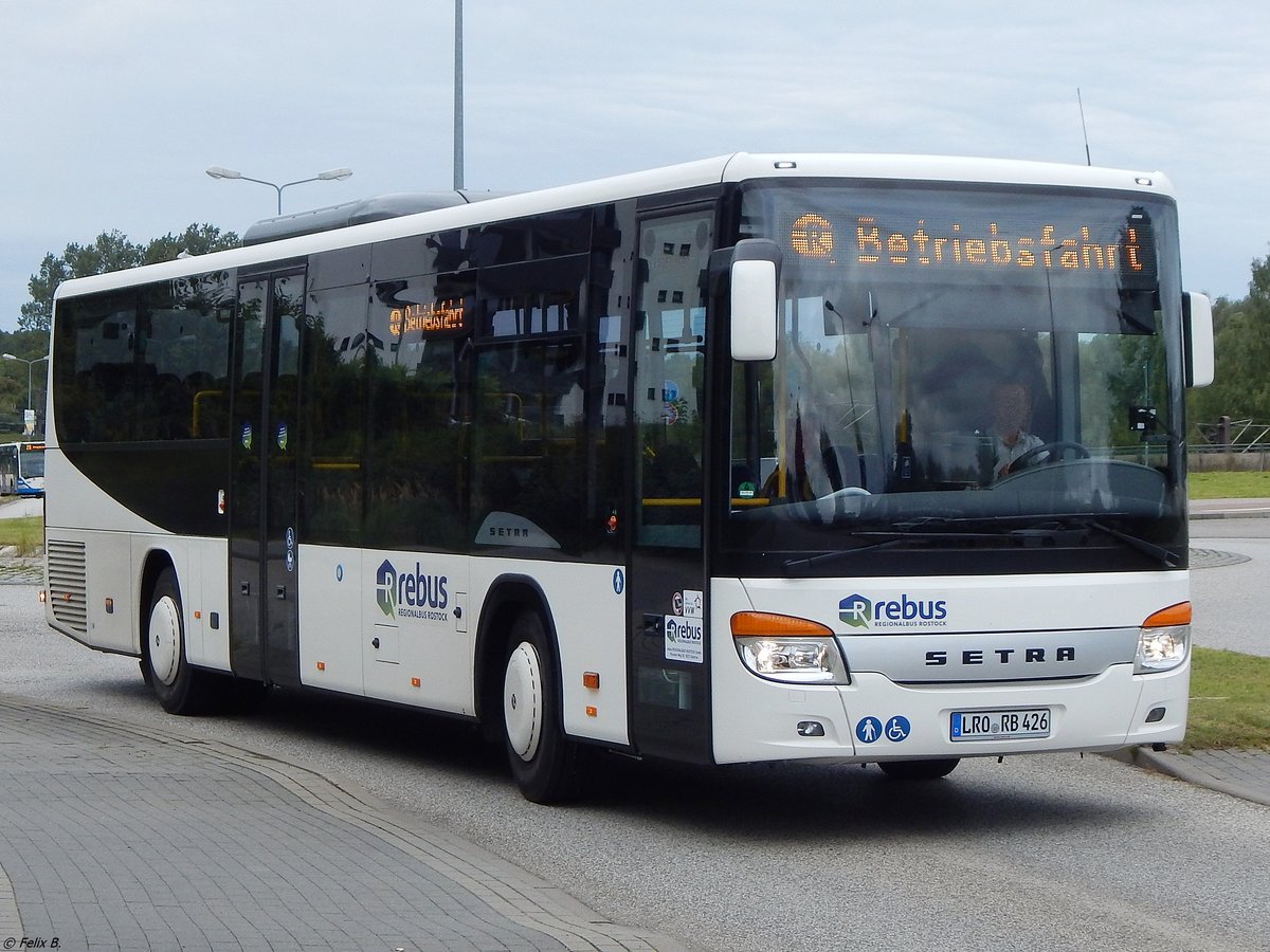 Setra 415 LE Business von Regionalbus Rostock in Rostock.