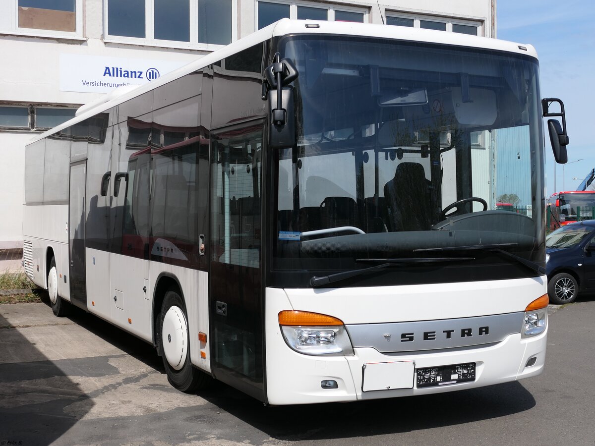 Setra 415 LE Business von URB aus Deutschland (ex Walter Gerber Omnibushandel) in Ueckermünde. 